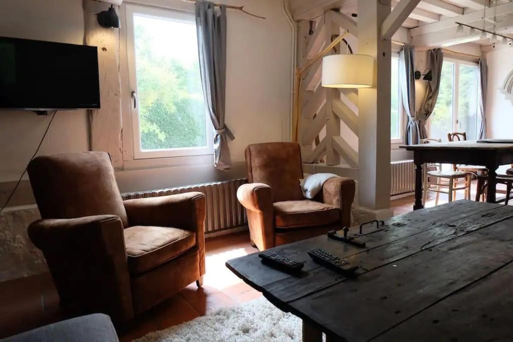 Maison A Colombages Pres De Deauville, Trouville Formentin Εξωτερικό φωτογραφία